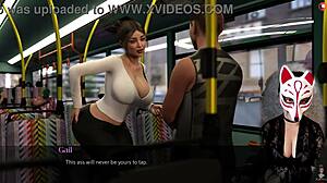 Jeg kan ikke tro de kæmpe bryster på kontor bussen!