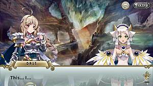 Sacred sword princess in her first anime scene!