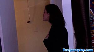 Brunette hot mature big boobs fucking anal rough with young 18+ big cock 4k by pornbcn