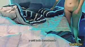 Latina Teen 18+ Shows Ass To Friend When Caught Naked