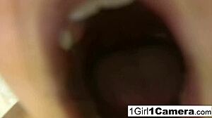 Sexy Ann Marie Rios Masturbates Her Pussy In Close-Up Solo Scene With Tits And Ass Focus