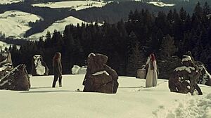 Watch This Goth Girl Bent Over In Doggystyle Fingering And Oral In The Austrian Alps!