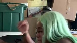 Neighbor helped move, so I deepthroated his big black cock.