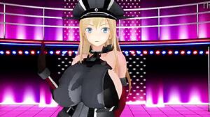 mmd bismarck - shake it with big tits and ass
