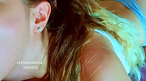 Petite Green-Eyed Stepsister Gives Mind-Blowing Deepthroat in POV