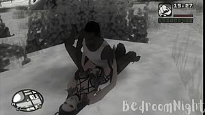 i fucked santa claus in the snow at christmas in gta sa, bent over in my dress