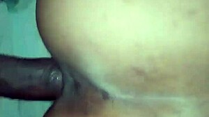 little girl from favela giving to delicious black guy in casual way