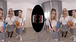 Blonde With Shaved Pussy Gets Taboo Discipline