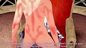 Why does Arlecchino give footwork and blowjob in Genshin Impact fantasy?