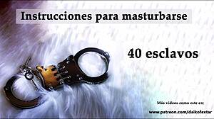 Are you ready to be slave number 18 in this Spanish BDSM JOI session?