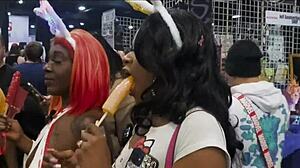 Wow! Anastasia Dior Celebrates 15th Exxxotica Anniversary in Edison NJ 2023 with Hot Action!