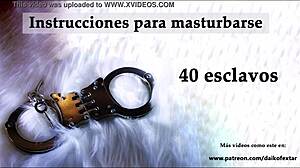 Are you ready to be slave number 18 in this Spanish BDSM JOI session?