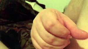 Chubby Wife Gives POV Handjob