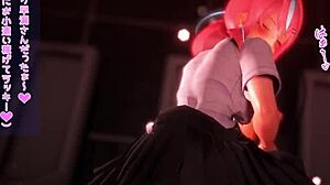 Papakatsu JK In Anime Cowgirl Riding Creampie