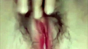 Horny Pinay babe fingers wet pussy until she cums hard