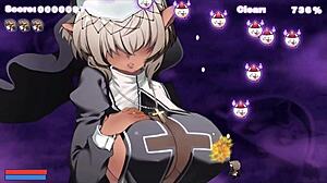 Succubus Chan Undresses Giant Waifu In Hentai Game Episode