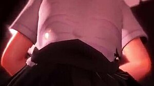 Papakatsu JK In Anime Cowgirl Riding Creampie