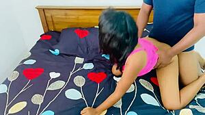 Indian hot couple slams hard in wild session