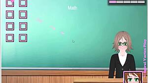 Boldly cheating in the classroom with umichan maiko in hentai game
