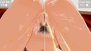 Uncensored Erotic Anime Idol Ear Licking 3P On Stage