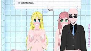 Boldly cheating in the classroom with umichan maiko in hentai game