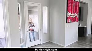 Hell Yeah! Asian Maid SPANKED and Fucked by Dominant Owner