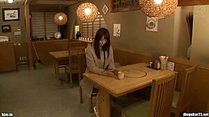 Japanese Babe with Small Tits Teases Wildly.