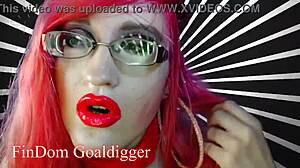 My huge eyeglasses and tall mistress figure make you weak in this fantasy