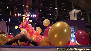 stepmom strips naked on outdoor public stage