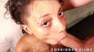 Rabuda Tatuada Takes Pussy Pounding Till Tears