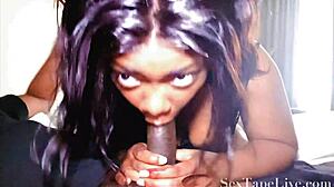 Ebony stepdaughter wakes me for sex 😏