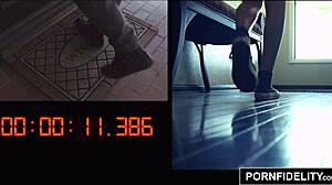 Riley Reid's Creampie Countdown with Rough Blowjobs and Vibrator Play in Pornfidelity Series