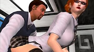 Qwert Story 1: Office 3D Sexvilla Action!