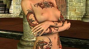 3d Cg Brunette Babe With Pigtails Hentai Porn In 3d Pigtails Cartoon Tattoo Anime