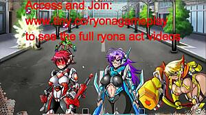 Cute heroines in hentai act with soldiers in rpg hentai new game