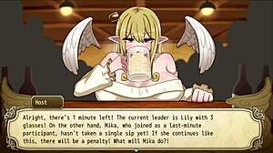 lethargic angel struggles with bondage and public sex emotions