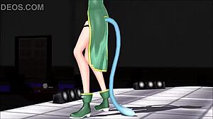 Sinon from Sword Art Online in hot MMD action! 🔥