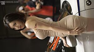 ワオ！ソウル韓国レーシングガールがみんなを驚かせる