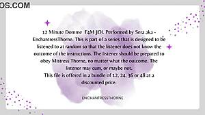 Follow these femdom jerk off instructions to orgasm.