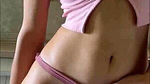 Cute Girl Maiskii Rides Anal Dildo with Skinny Petite Body in Hot Amateur Action