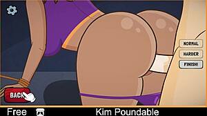 i'm kim, feeling so poundable in this hentai parody
