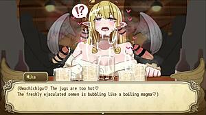 lethargic angel struggles with bondage and public sex emotions