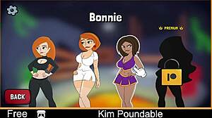 i'm kim, feeling so poundable in this hentai parody