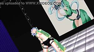 Sinon from Sword Art Online in hot MMD action! 🔥