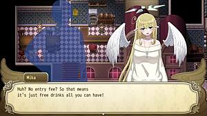 lethargic angel struggles with bondage and public sex emotions