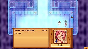 Jodi and Caroline in the spa - Stardew Valley