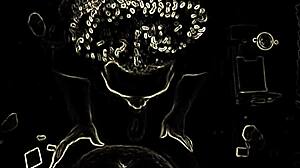 bbw eagerly takes a big black dick