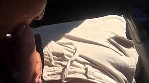 Brunette Wife Sucks Big Dick In Car