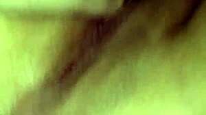 Hey, watch this amateur squirt from fingering herself.