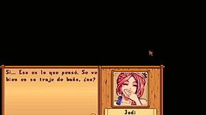 Jodi and Caroline in the spa - Stardew Valley